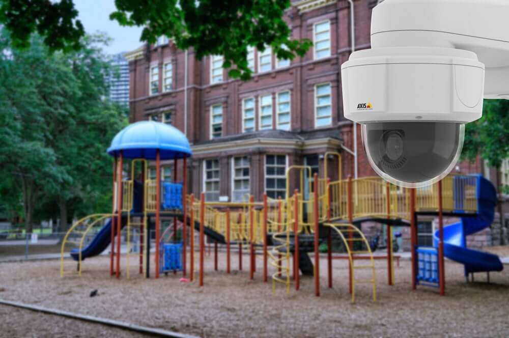 School playground video surveillance